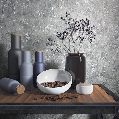 product image for Matte Texture Fleck Wallpaper in Dark Grey from the Olio Collection 30