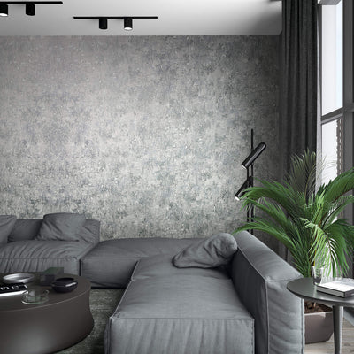 product image for Matte Texture Fleck Wallpaper in Dark Grey from the Olio Collection 4