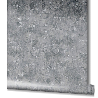 product image for Matte Texture Fleck Wallpaper in Dark Grey from the Olio Collection 7