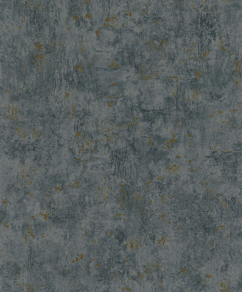 media image for Matte Texture Fleck Wallpaper in Anthracite/Gold from the Olio Collection 21