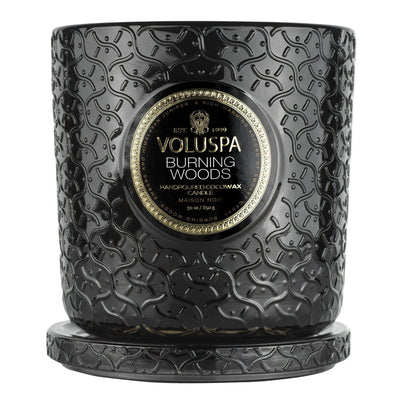 product image for burning woods 30oz luxe candle 2 49