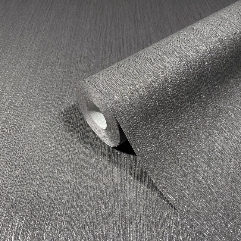 media image for Tonal Texture Wallpaper in Anthracite from the Olio Collection 248