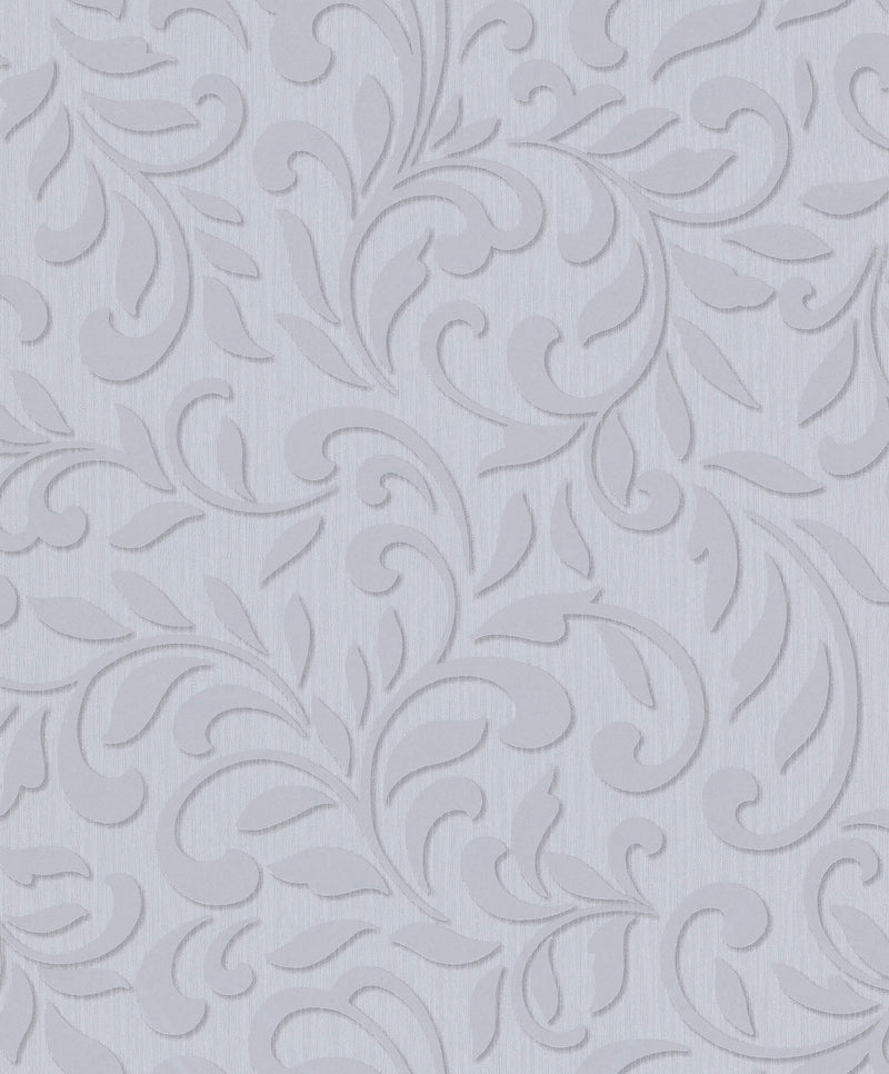 media image for Royal Damask Wallpaper in Grey/Pearl from the Olio Collection 259