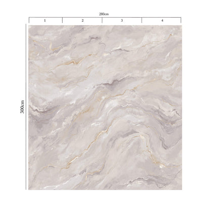 product image for Marble Pearlescent Wall Mural in Soft Mauve 88