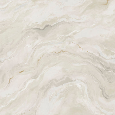 product image for Marble Pearlescent Wall Mural in Warm Greige 99