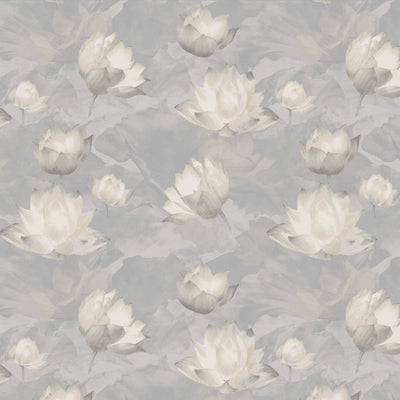 product image for Beaded Floral Wallpaper in Cool Grey 57