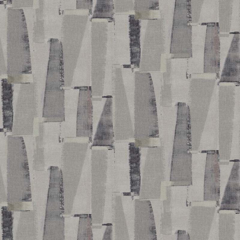 media image for Geometric Abstract Wallpaper in Charcoal 20