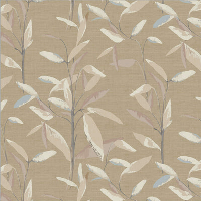 product image of Foliage Minimalist Wallpaper in Goldenrod Yellow/Beige 528