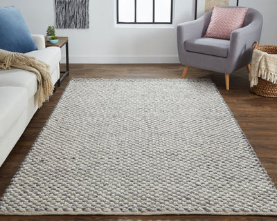 product image for Genet Hand Woven Gray and Ivory Rug by BD Fine Roomscene Image 1 37