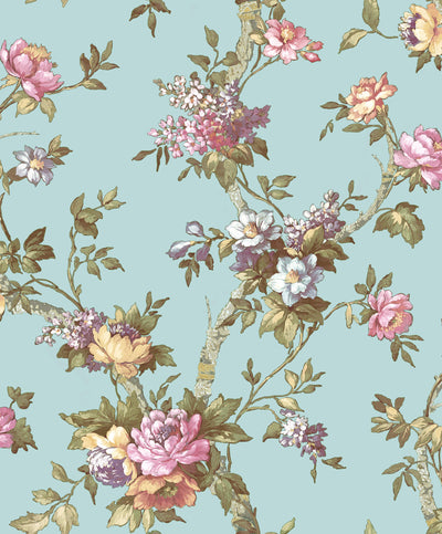 product image for Ramo Edra Light Blue Wallpaper from Cottage Chic Collection by Galerie Wallcoverings 54