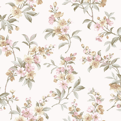 product image of Ramabe Edra Pink Wallpaper from Cottage Chic Collection by Galerie Wallcoverings 527