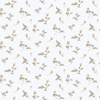 product image of Bocciolo Blu Beige Wallpaper from Cottage Chic Collection by Galerie Wallcoverings 563