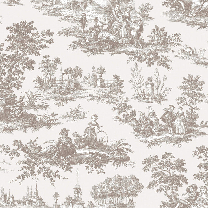 media image for Paesaggio Barocco Beige Wallpaper from Cottage Chic Collection by Galerie Wallcoverings 270