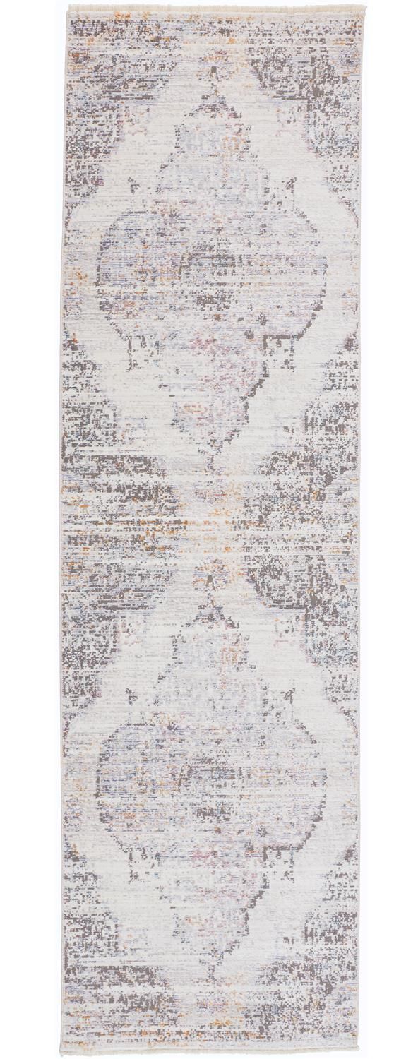 media image for Tirza Ivory and Gray Rug by BD Fine Flatshot Image 1 251