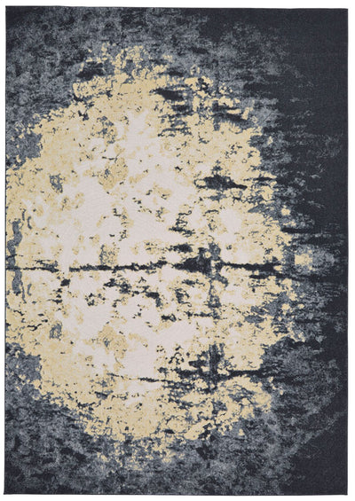 product image for Milania Gray and Gold Rug by BD Fine Flatshot Image 1 67