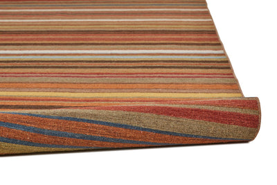 product image for Naida Flatweave Red and Brown Rug by BD Fine Roll Image 1 84