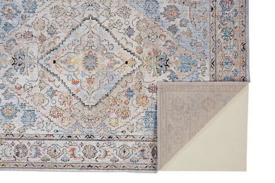 product image for Matana Gray and Blue Rug by BD Fine Fold Image 1 99