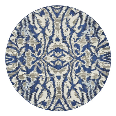 product image for Carini Blue and Taupe Rug by BD Fine Flatshot Image 1 48