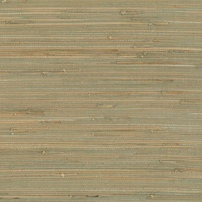 product image of Grasscloth Sancho Fine Wallpaper in Sage/Gold 591