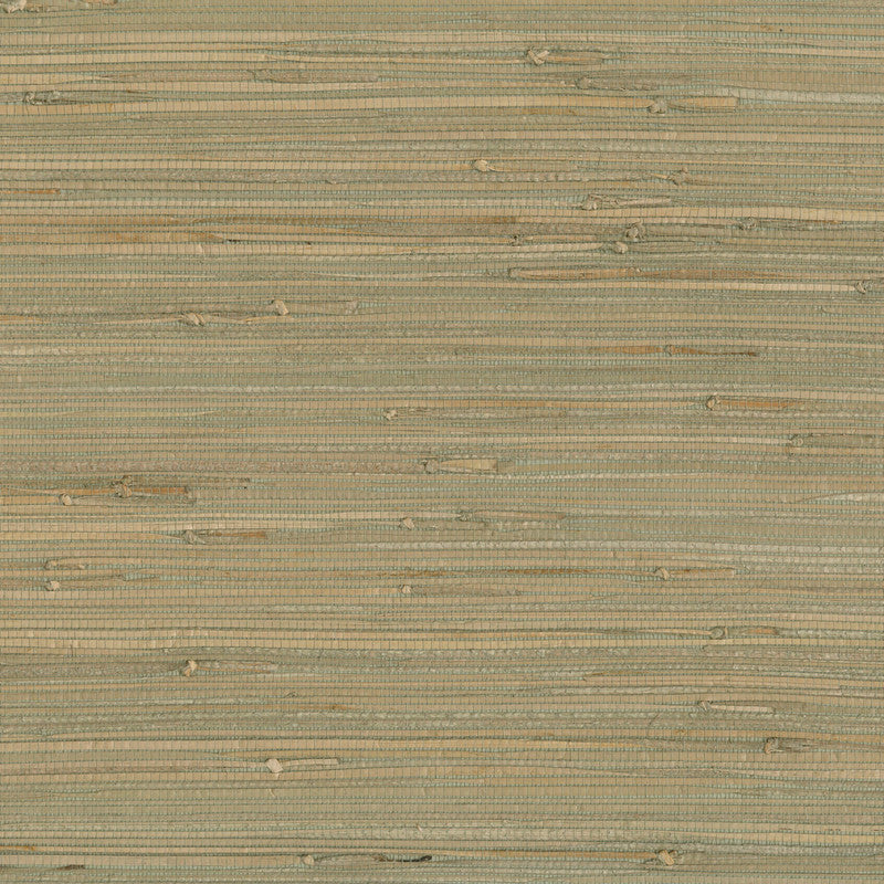 media image for Grasscloth Sancho Fine Wallpaper in Sage/Gold 222