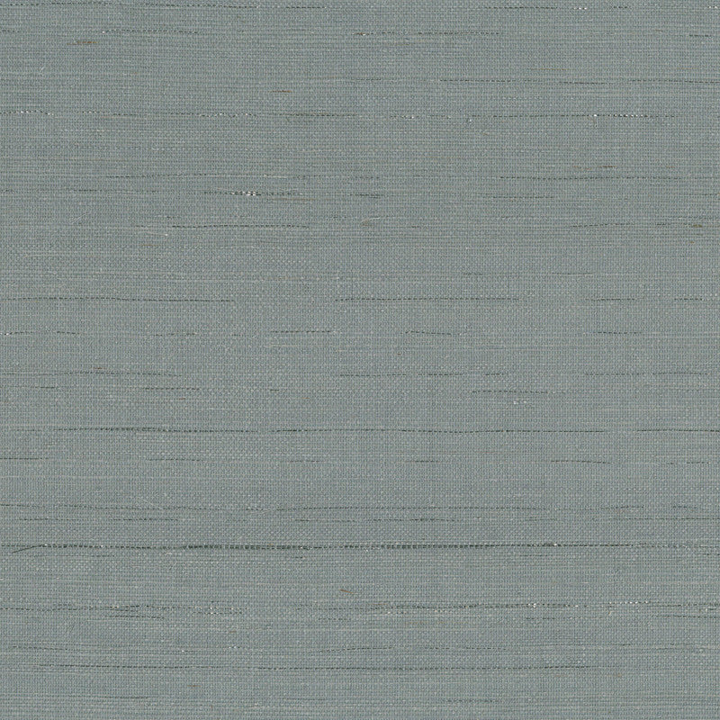 media image for Grasscloth Sisal & Metal Yarn Wallpaper in Blue Grey 266