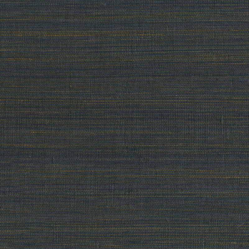 media image for Grasscloth Duo Sisal Wallpaper in Sapphire Blue/Gold 253