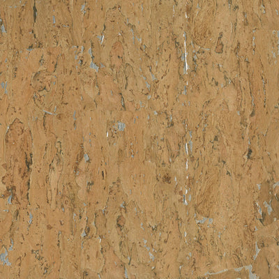 product image of Cork Natural Wallpaper in Light Brown/Silver 549