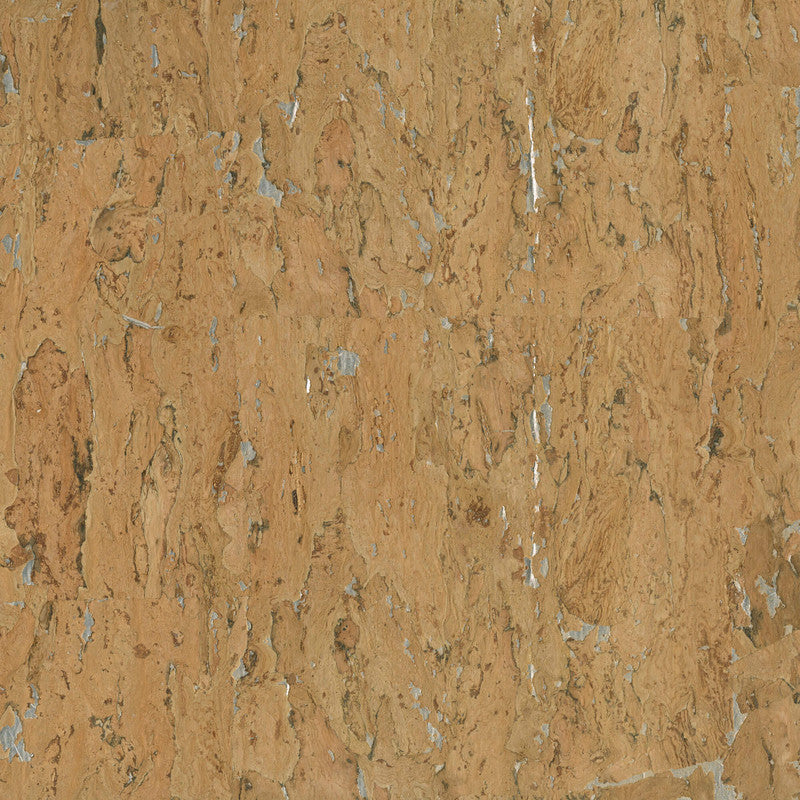 media image for Cork Natural Wallpaper in Light Brown/Silver 290