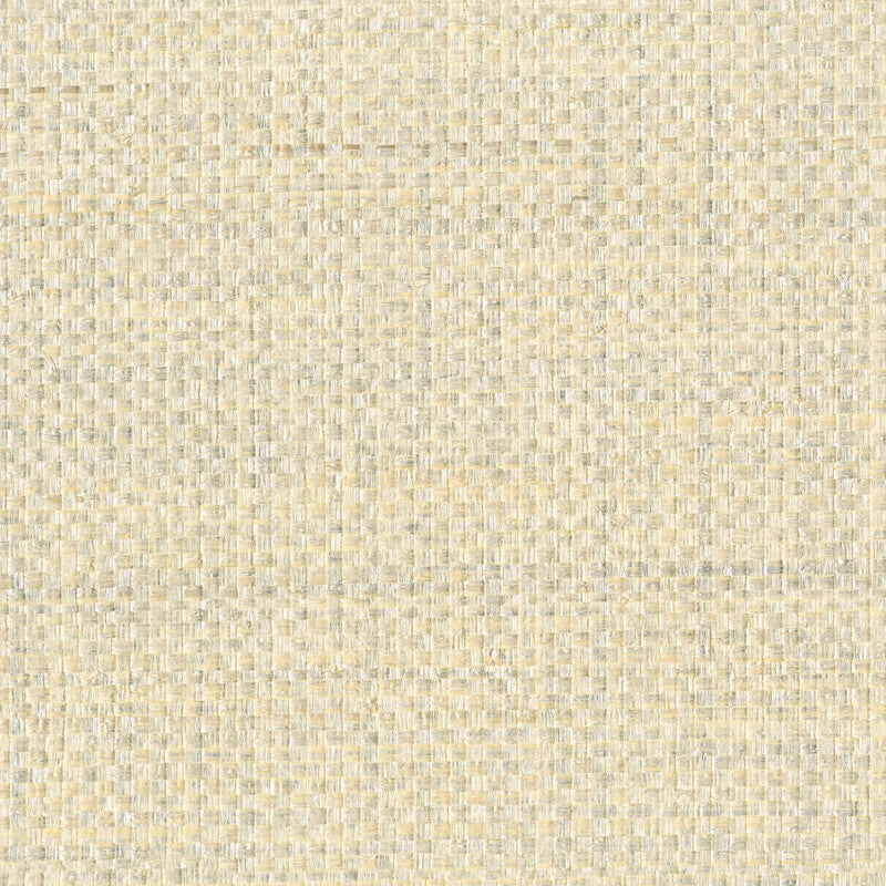 media image for Raffia Plain Weave Wallpaper in Soft Butter Yellow 252