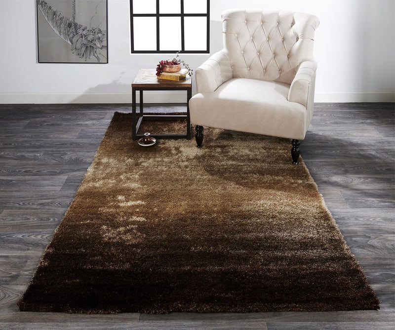 media image for Freya Hand Tufted Brown Rug by BD Fine Roomscene Image 1 249