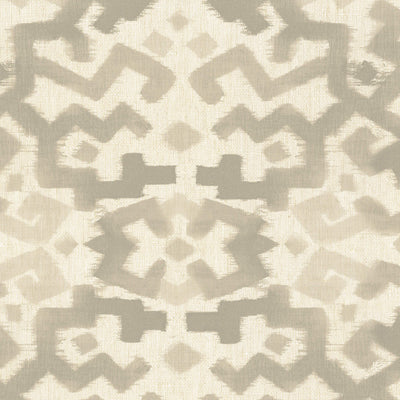 product image of Ikat Abstract Wallpaper in Cream Taupe 54