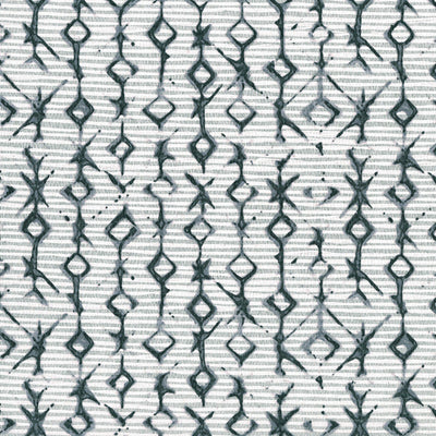 product image of Ikat Vibrant Wallpaper in Black/Silver 558