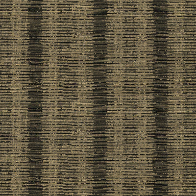 product image of Straie Vertical Grasscloth Wallpaper in Gold Black 557