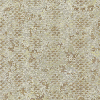 product image of Snakeskin Burnout on Cork Textural Wallpaper in Yellow Taupe 534