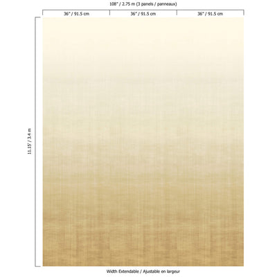 product image for Ombre Soft Blend Wall Mural in Straw 56