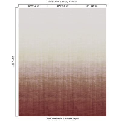 product image for Ombre Soft Blend Wall Mural in Brown 59