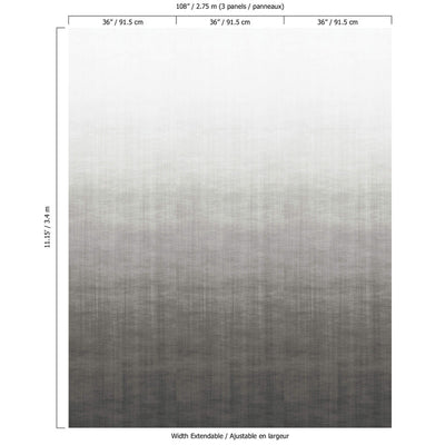 product image for Ombre Soft Blend Wall Mural in Charcoal 76