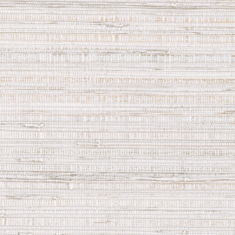 media image for Grasscloth Textural Wallpaper in White/Ivory 232