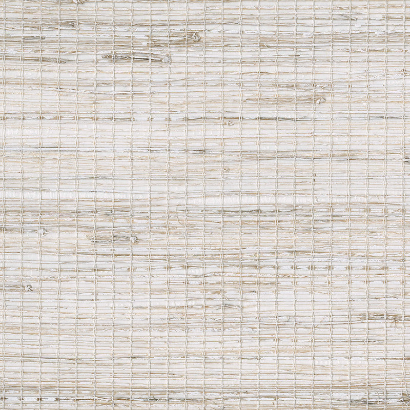 media image for Grasscloth Textural Wallpaper in White/Ivory 216