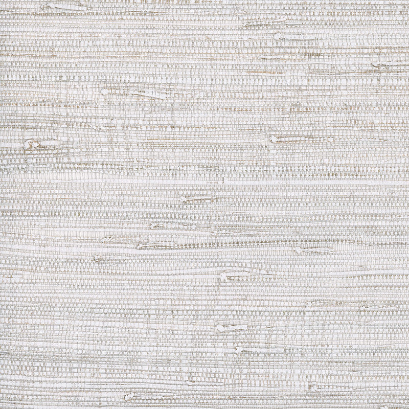 media image for Grasscloth Textural Wallpaper in White/Ivory 294