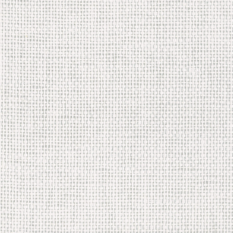 media image for Basketweave Wallpaper in White/Silver 217