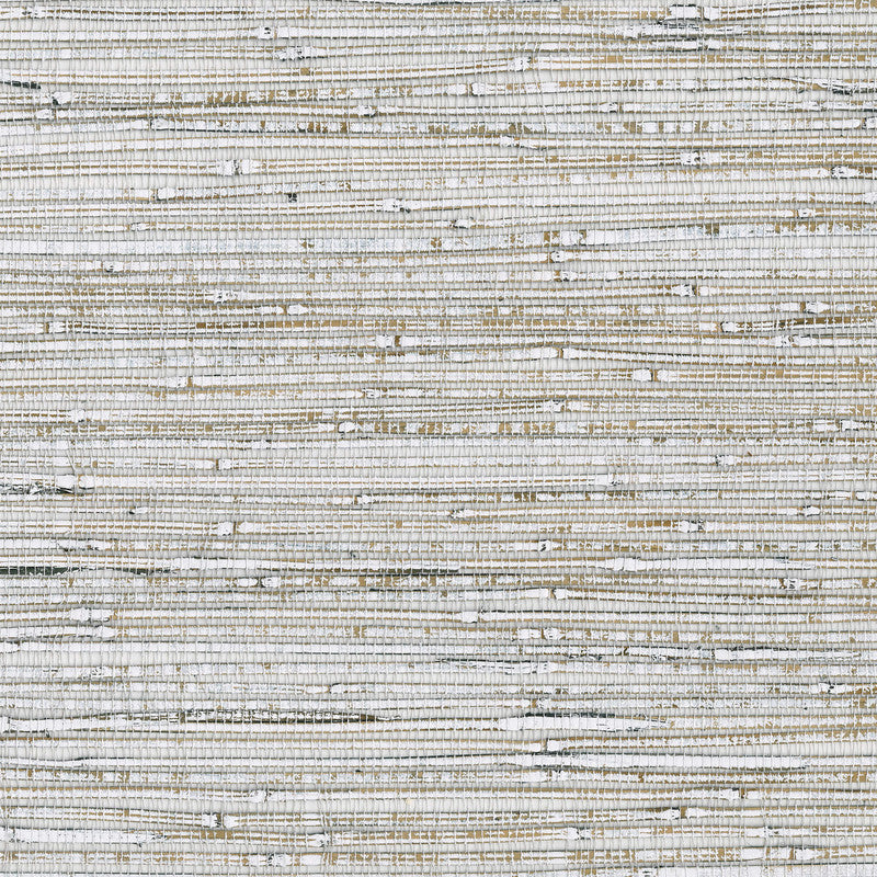 media image for Grasscloth Textural Wallpaper in White 273