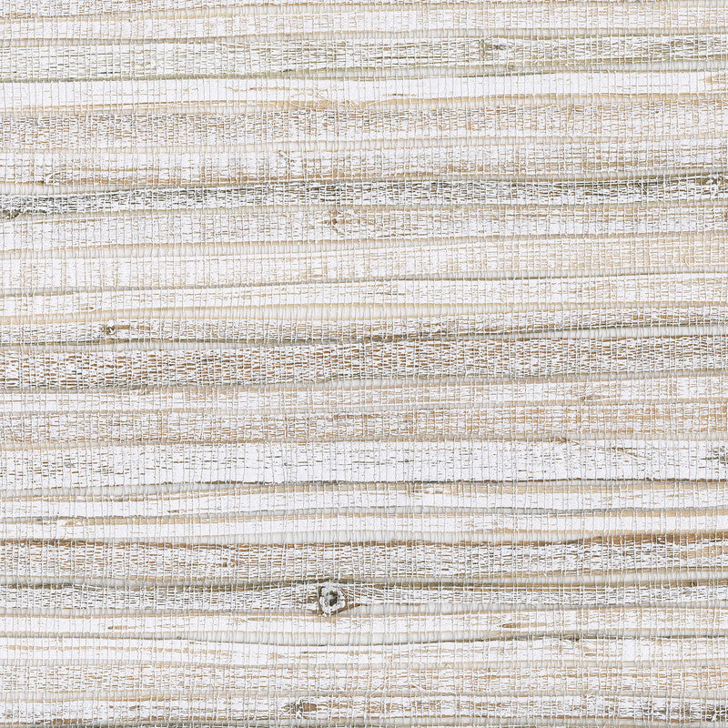 media image for Grasscloth Textural Wallpaper in White 253