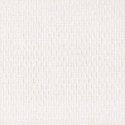 product image of Basketweave Textural Wallpaper in Dove White 50