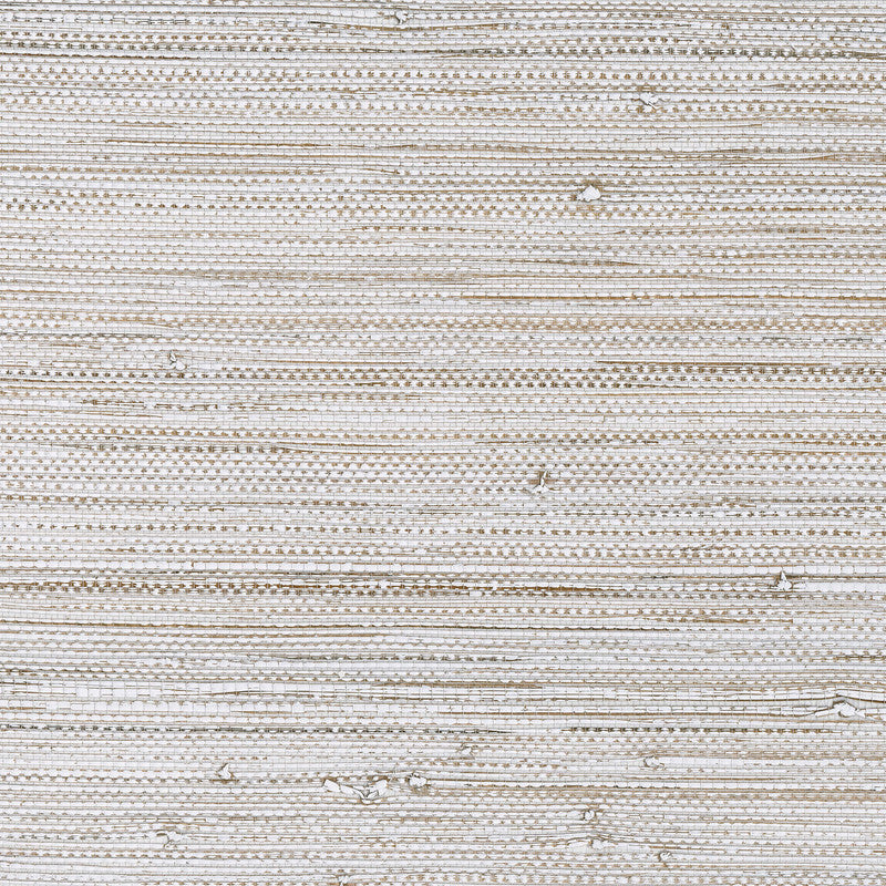 media image for Grasscloth Textural Wallpaper in Grey/White 279