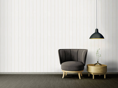 product image for Geometric Stripes Textured Wallpaper in Gold/White from the Versace V Collection 36