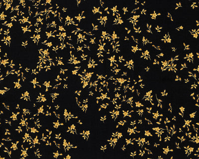 product image of Floral Petite Textured Wallpaper in Black/Gold from the Versace IV Collection 554