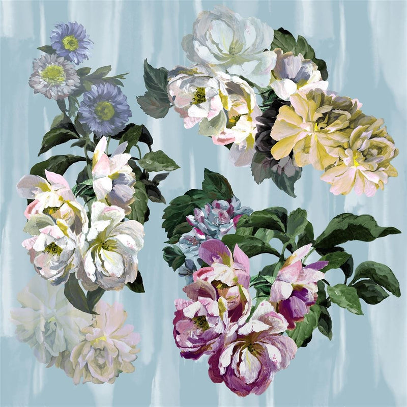 media image for Delft Flower Sky Shower Curtain Design By Designers Guild 219