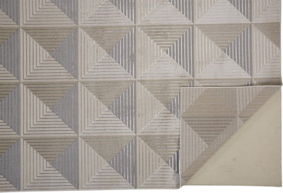 product image for Orin Gray and Silver Rug by BD Fine Fold Image 1 78
