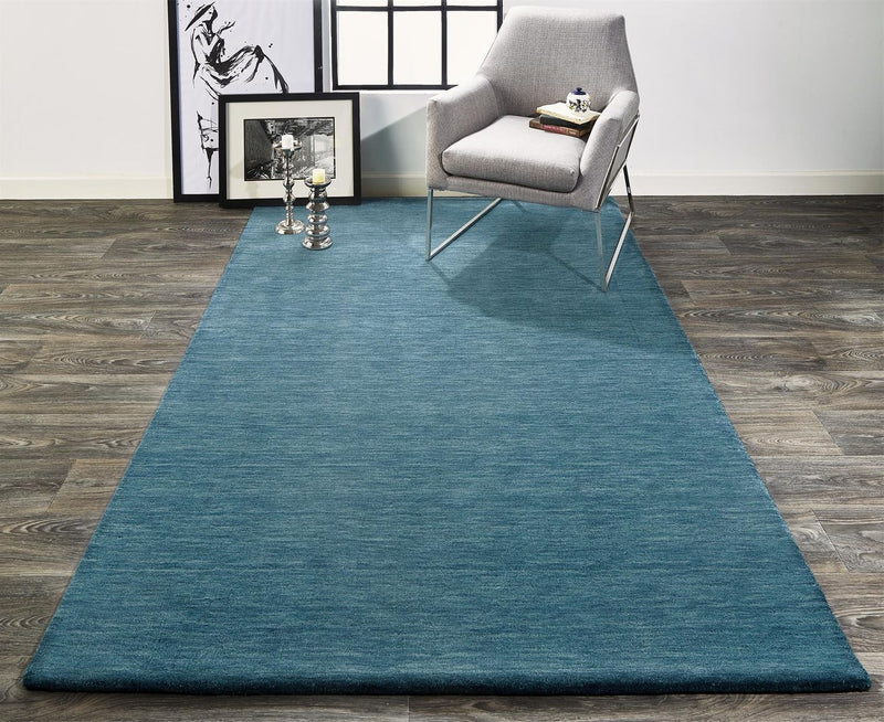 media image for Celano Hand Woven Teal and Teal Rug by BD Fine Roomscene Image 1 264